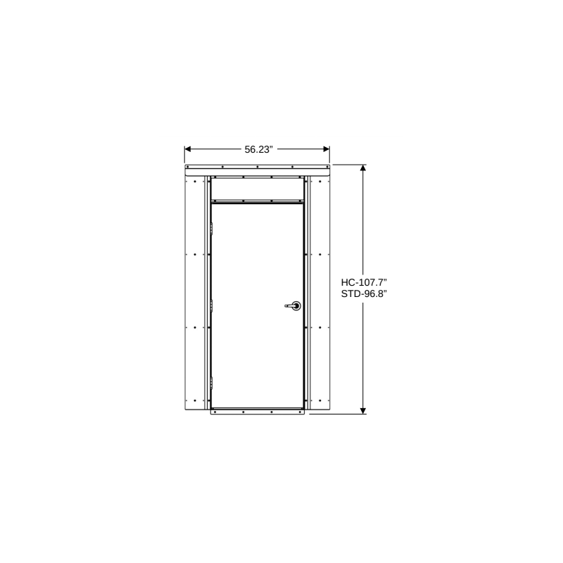 Exterior Door Kit - End Wall - Image 7